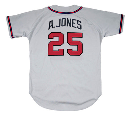 AJ AB 1999 Away Throwback Baseball Stitched Jersey, Vintage Baseball Jersey, Retro Sewn Jersey