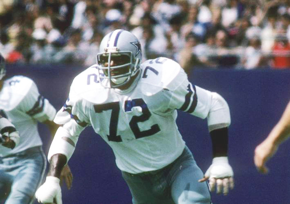 Dallas Cowboys Ed Too Tall Jones NFL jersey front view