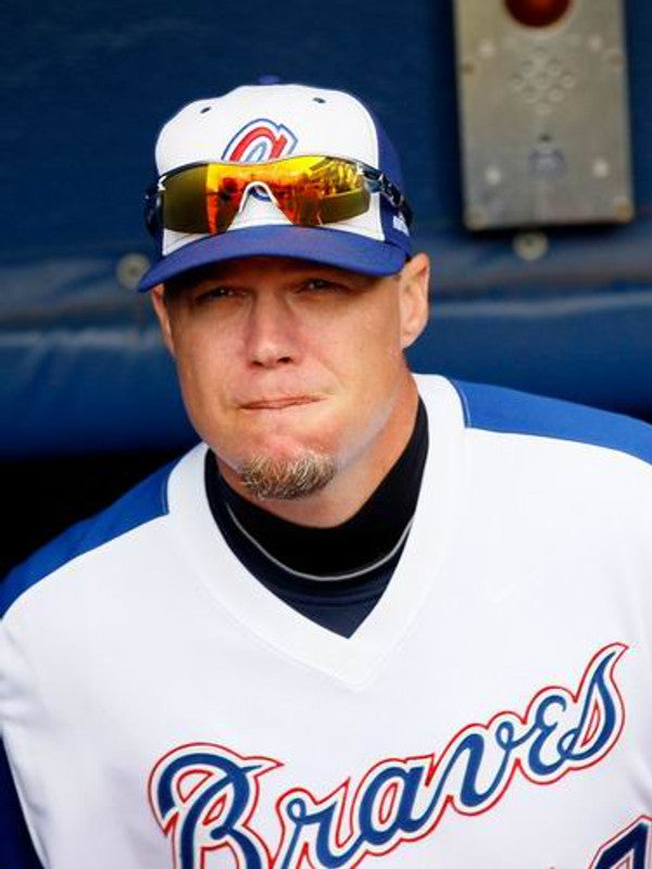 Atlanta Braves Chipper Jones 1970s MLB jersey front view