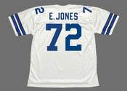 Dallas Cowboys Ed Too Tall Jones NFL jersey front view