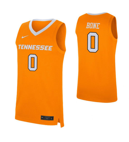 Tennessee Volunteers Jordan Bone #0 Orange stitched throwback college basketball jersey