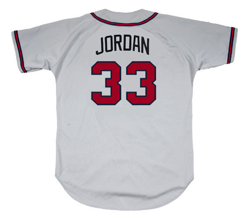 Atlanta Braves Brian MLB jersey front view