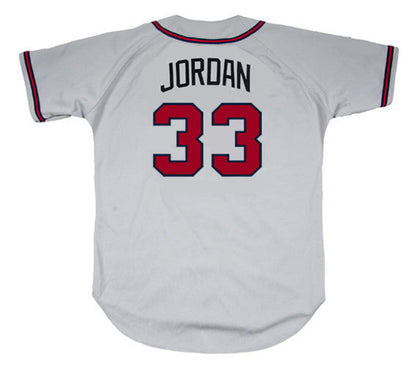 Atlanta Braves Brian MLB jersey front view