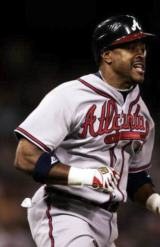 Atlanta Braves Brian MLB jersey front view