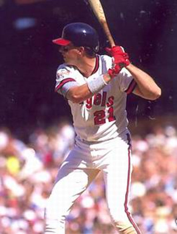 Wally Joyner California Angels 1986 Cooperstown Throwback Baseball Jersey jersey front view