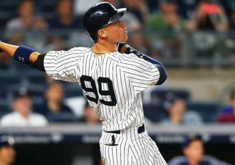 New York Yankees Aaron Judge MLB jersey front view