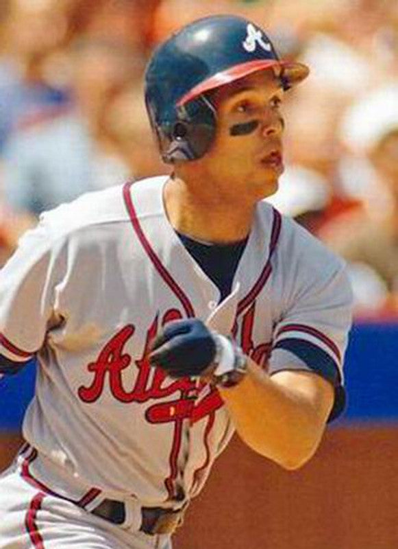 Atlanta Braves David Justice MLB jersey front view