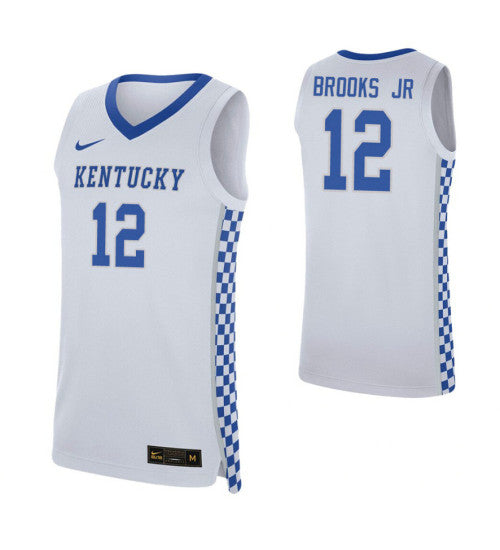 Keion Brooks Jr Kentucky Wildcats White College Basketball Jersey | Stitched Jersey RTJS 3679