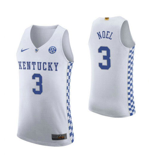 Nerlens Noel Kentucky Wildcats White College Basketball Jersey | Stitched Jersey RTJS 8182