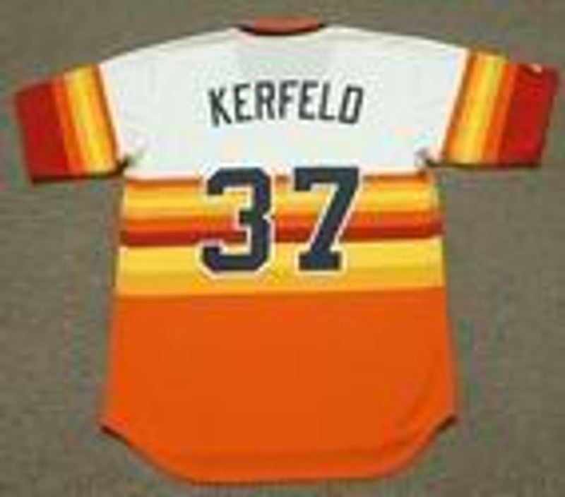 Houston Astros Charlie Kerfeld Cooperstown MLB jersey front view