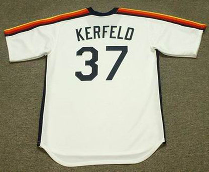 Houston Astros Charlie Kerfeld Cooperstown MLB jersey front view