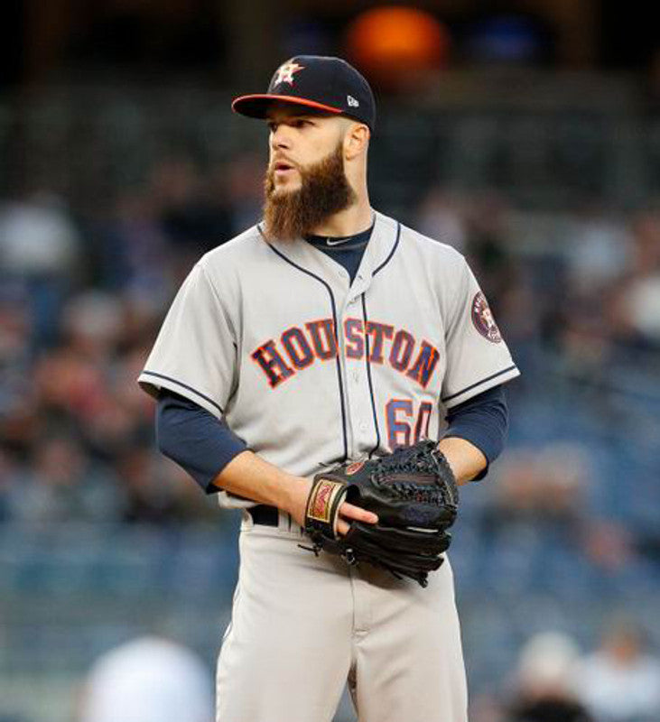 Houston Astros Dallas Keuchel MLB jersey front view