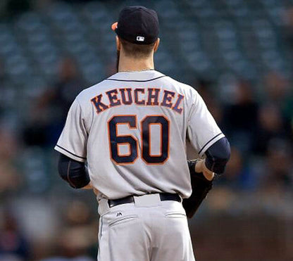 Houston Astros Dallas Keuchel MLB jersey front view