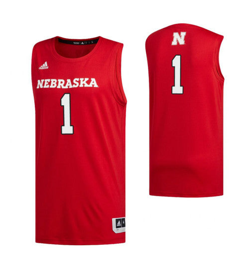 Nebraska Cornhuskers 1 Kevin Cross College Basketball Jersey Scarlet | Stitched Jersey RTJS 8193