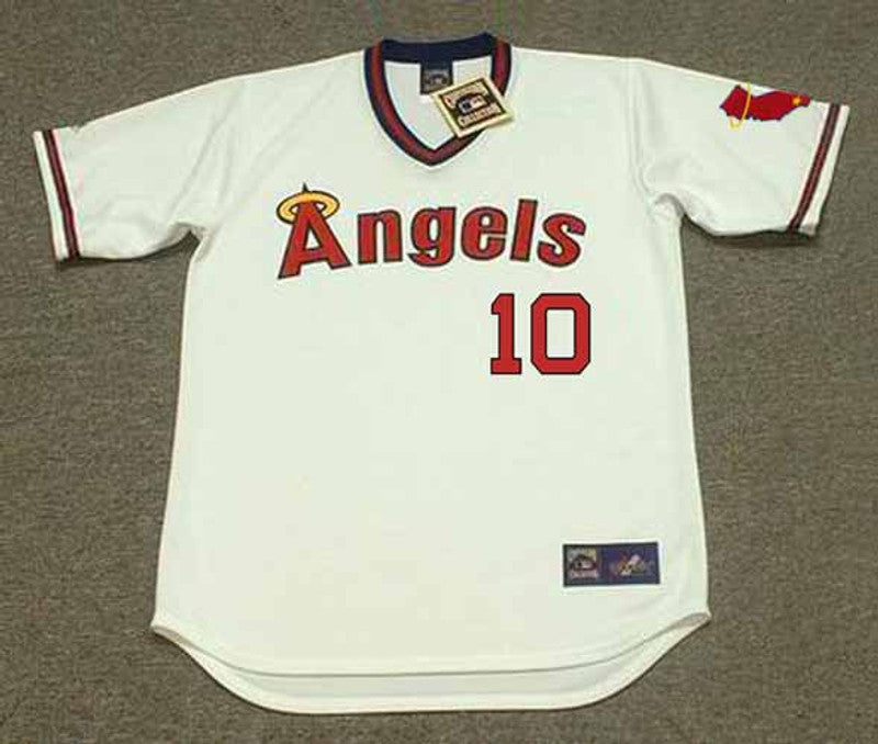 Dave Kingman California Angels 1977 Home Throwback Baseball Jersey jersey front view