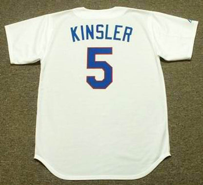 Texas Rangers Ian Kinsler 1990s Cooperstown MLB jersey front view