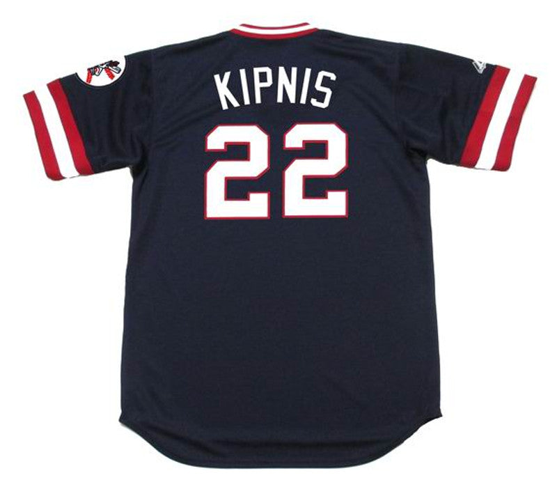 Cleveland Indians Jason Kipnis 1970s Cooperstown MLB jersey front view