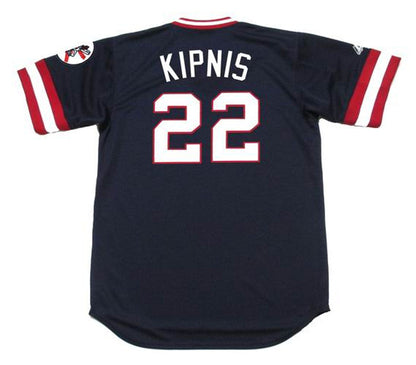 Cleveland Indians Jason Kipnis 1970s Cooperstown MLB jersey front view