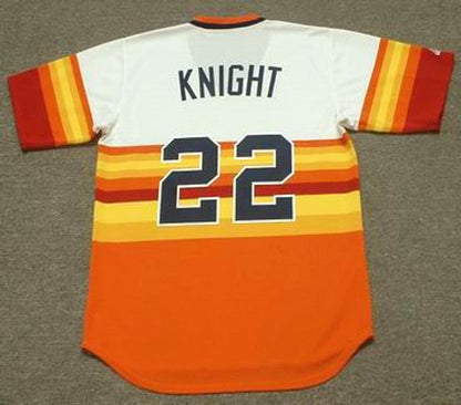 RK HA 1982 Cooperstown Throwback Baseball Stitched Jersey, Vintage Baseball Jersey, Retro Sewn Jersey