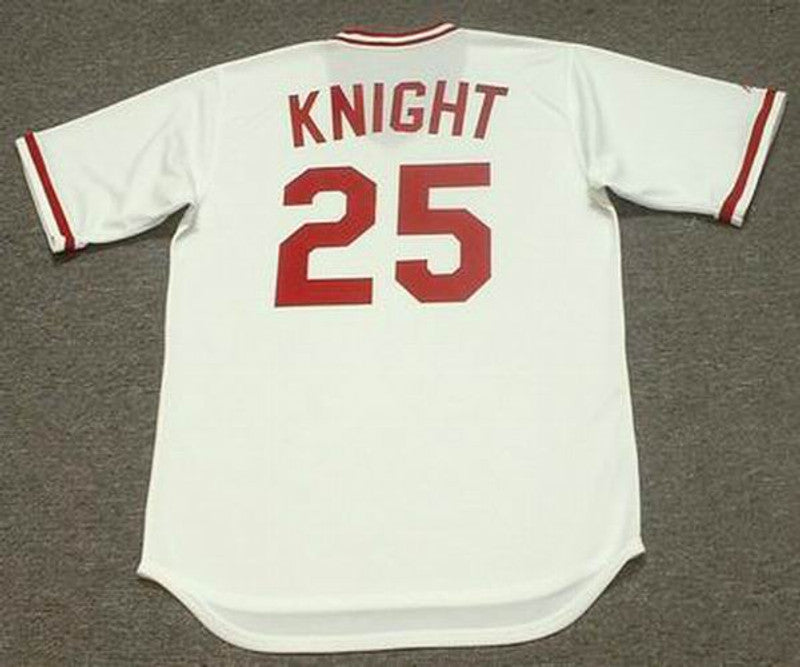 Cincinnati Reds Ray Knight Cooperstown MLB jersey front view