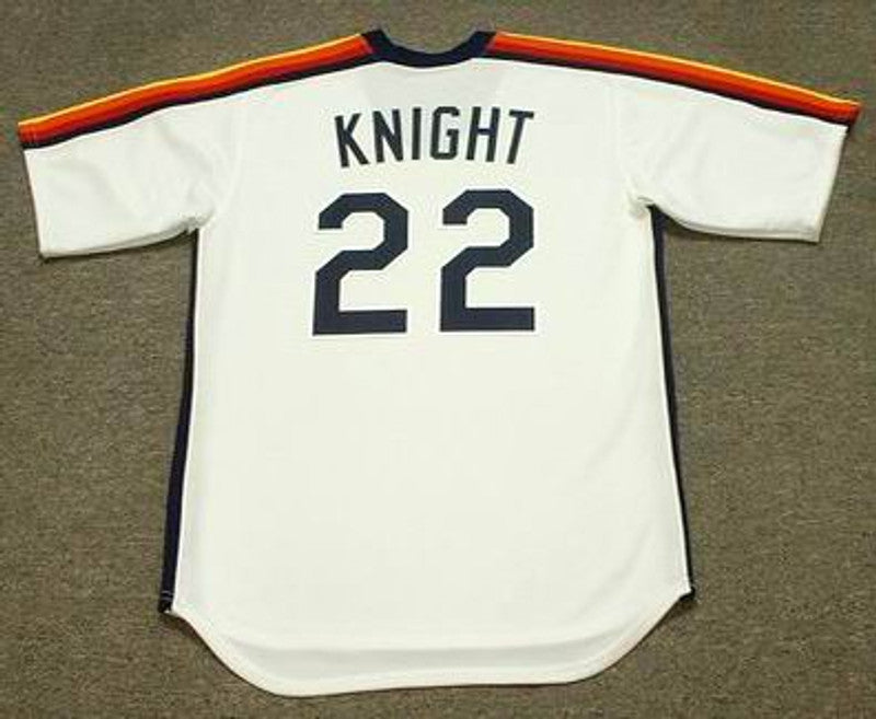 Houston Astros Ray Knight Cooperstown MLB jersey front view
