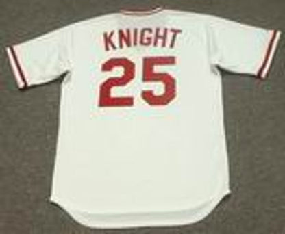 Cincinnati Reds Ray Knight Cooperstown MLB jersey front view