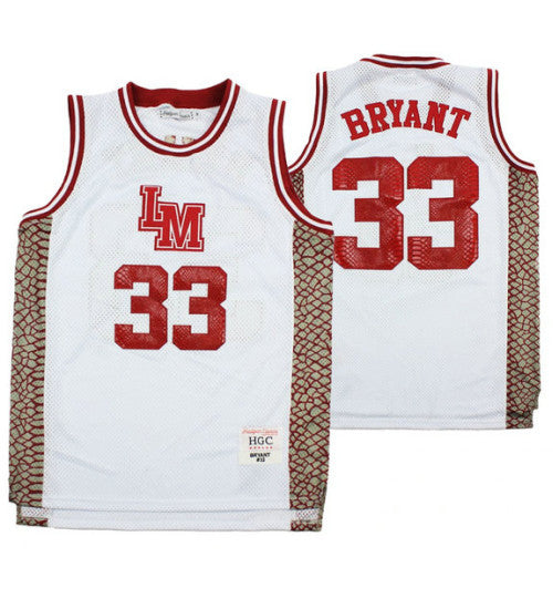 Lower Merion Kobe Bryant 33 Aternate High School Basketball College Basketball Jersey White | Stitched Jersey RTJS 3430