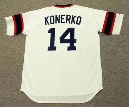 Chicago White Sox Paul Konerko 1980s MLB jersey front view