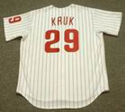 Philadelphia Phillies John Kruk MLB jersey front view
