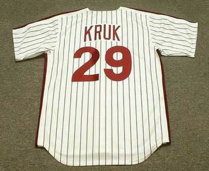 Philadelphia Phillies John Kruk MLB jersey front view