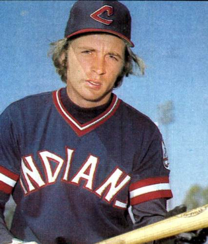 Cleveland Indians 1970s Cooperstown Name Number MLB jersey front view