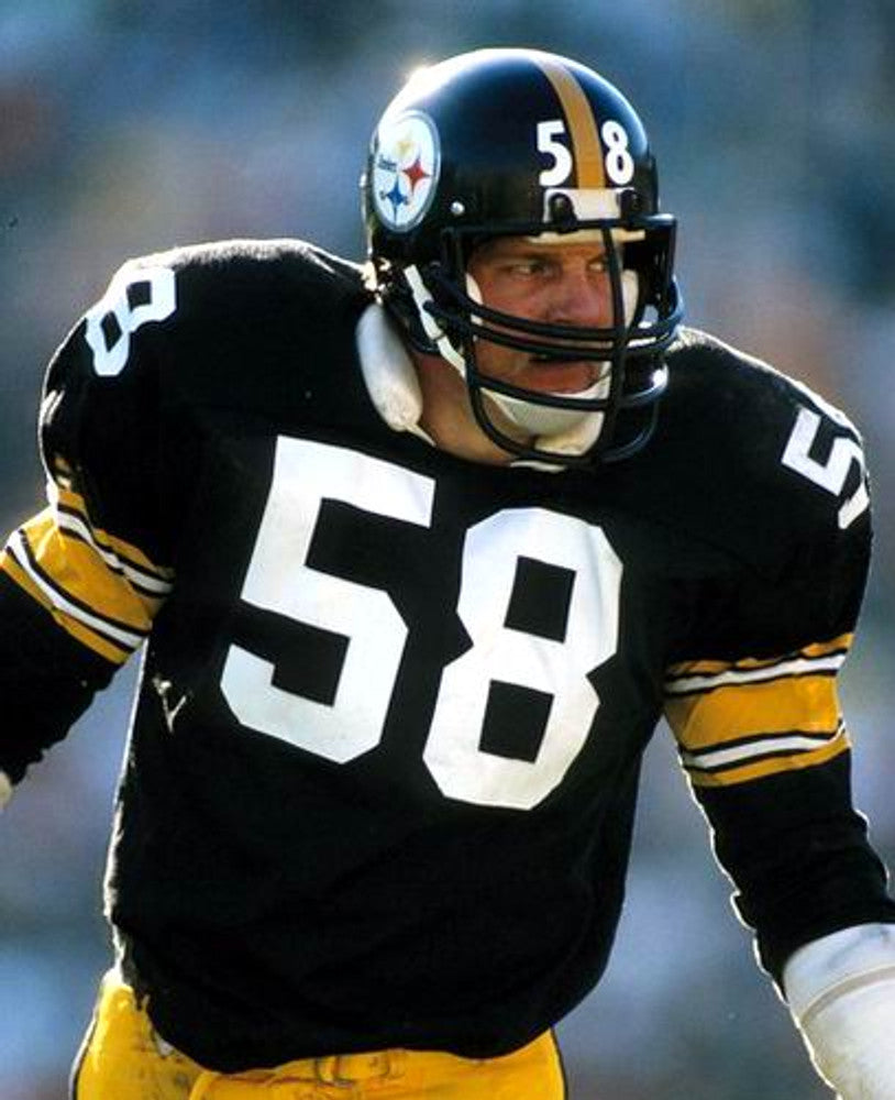 Pittsburgh Steelers Jack Lambert NFL jersey front view