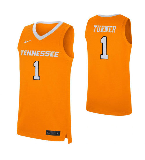 Tennessee Volunteers 1 Lamonte Turner Orange College Basketball Jersey | Stitched Jersey RTJS 7008