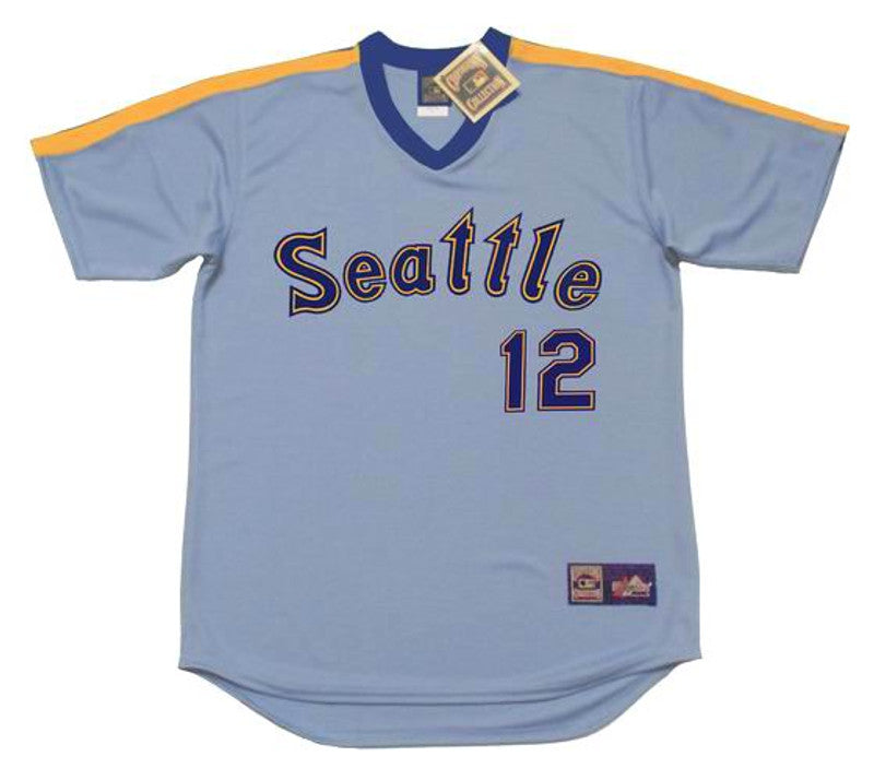 Seattle Mariners Mark Langston Cooperstown MLB jersey front view