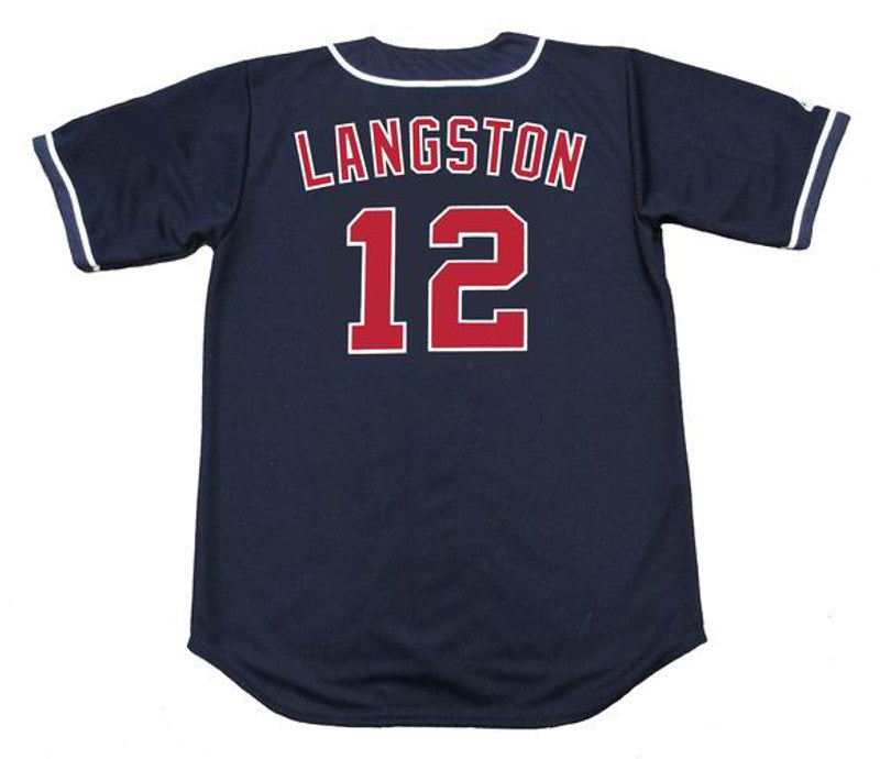 Mark Langston California Angels 1995 Throwback Alternate Baseball Stitched Jersey jersey front view