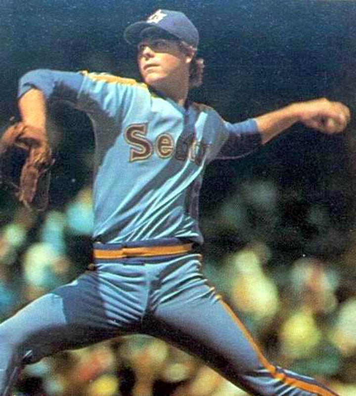 Seattle Mariners Mark Langston Cooperstown MLB jersey front view