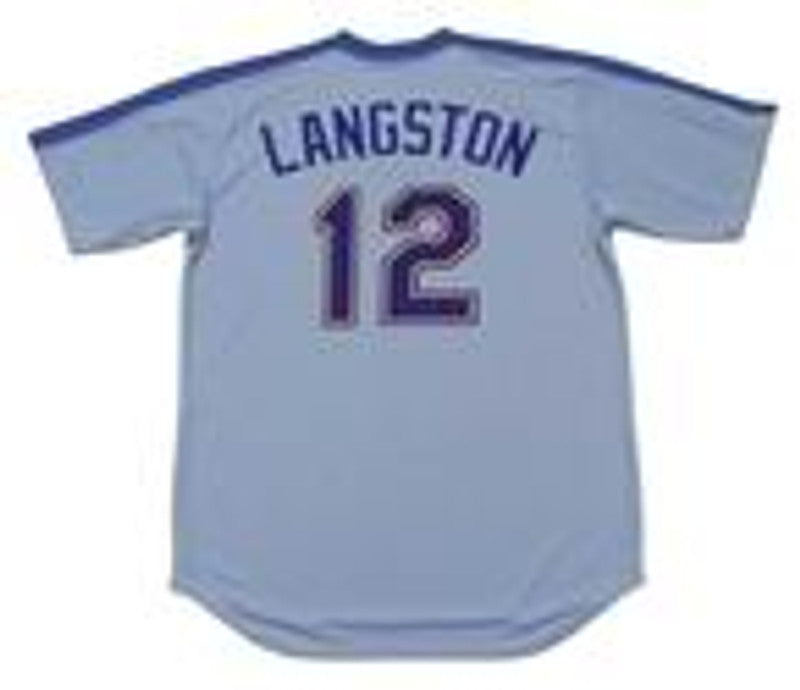 Seattle Mariners Mark Langston Cooperstown MLB jersey front view