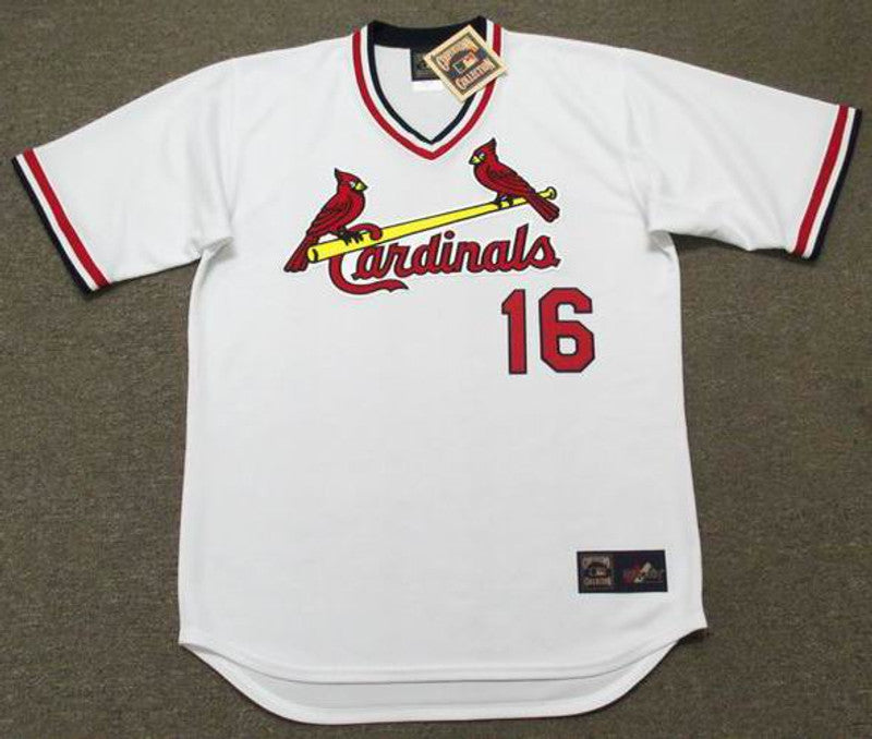 Ray Lankford St Louis Cardinals 1991 Cooperstown Throwback Home Stitched Jersey jersey front view
