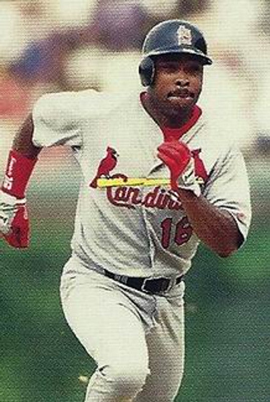 Ray Lankford St Louis Cardinals 1992 Cooperstown Throwback Away Stitched Jersey jersey front view