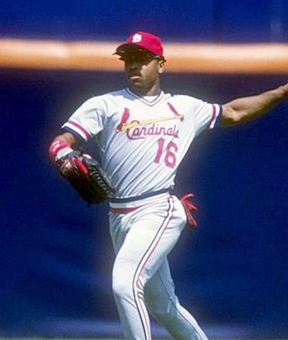 Ray Lankford St Louis Cardinals 1991 Cooperstown Throwback Home Stitched Jersey jersey front view