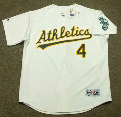 Oakland Athletics Carney Lansford MLB jersey front view