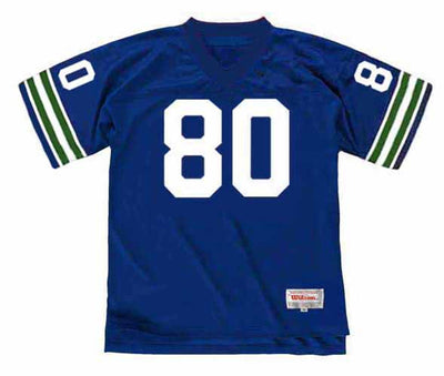 Seattle Seahawks Steve Largent NFL jersey front view