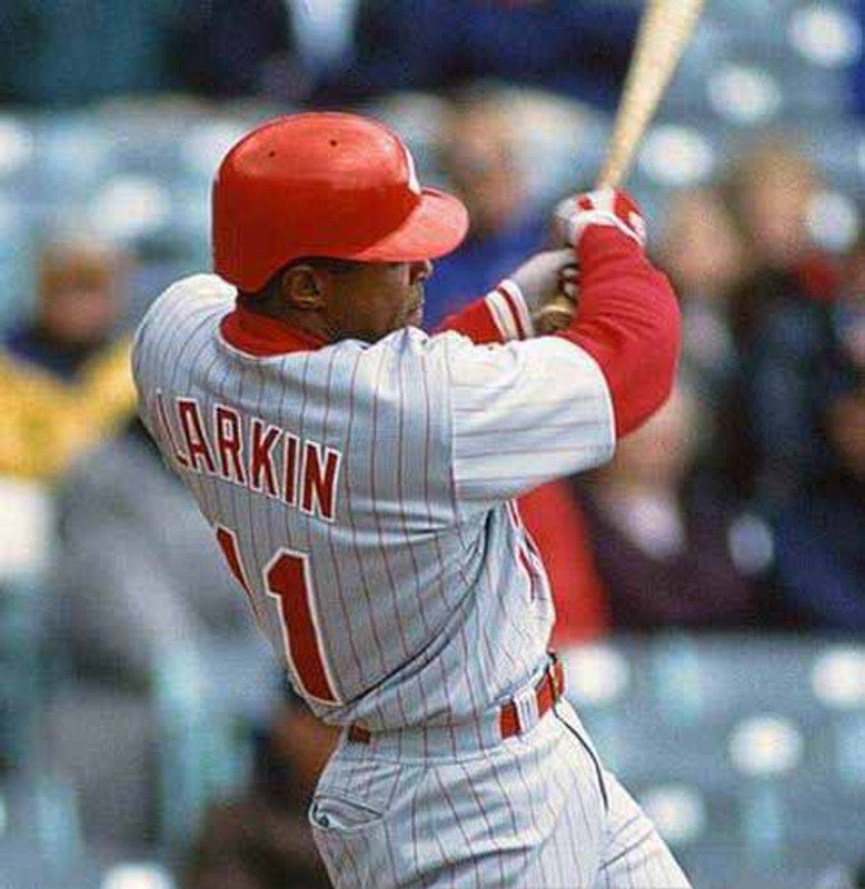 Cincinnati Reds Barry Larkin MLB jersey front view