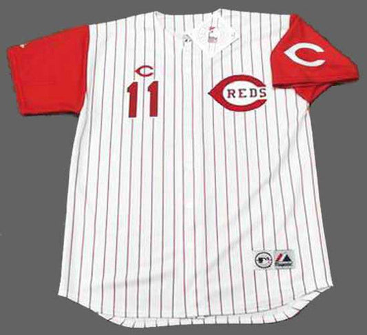 Cincinnati Reds Barry Larkin MLB jersey front view