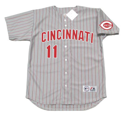 Cincinnati Reds Barry Larkin MLB jersey front view