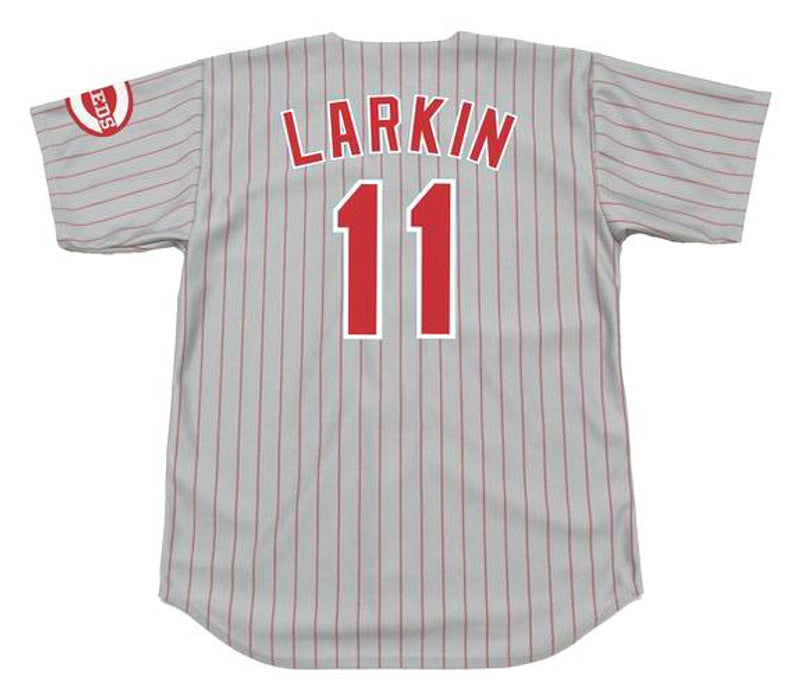 Cincinnati Reds Barry Larkin MLB jersey front view