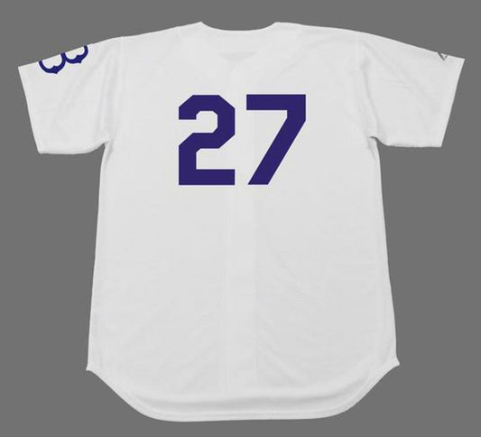 Tommy Lasorda Brooklyn Dodgers Cooperstown Throwback Baseball Jersey jersey front view