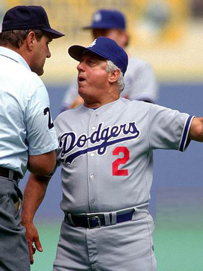 TL LAD 1981 Away Baseball Throwback Stitched Jersey, Vintage Baseball Jersey, Retro Sewn Jersey