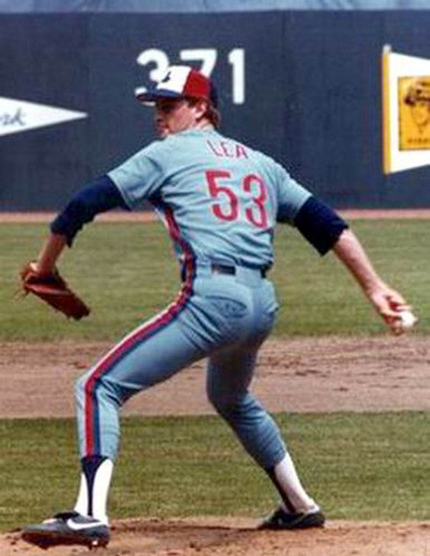 Montreal Expos Charlie Lea MLB jersey front view