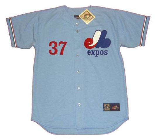 Montreal Expos Bill Lee MLB jersey front view